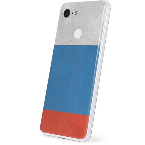 Russian Flag Distressed Google Pixel 3 Skin